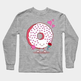 The Donut Valentine Long Sleeve T-Shirt